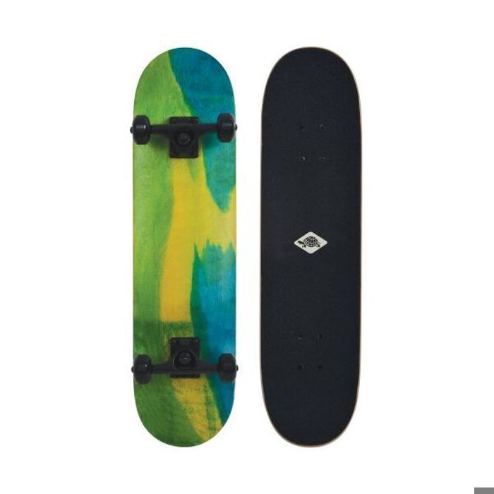Skate - SCHILDKRÖT - Bigflip 31 - Verde - Splash - Madeira de bordo de 7 camadas