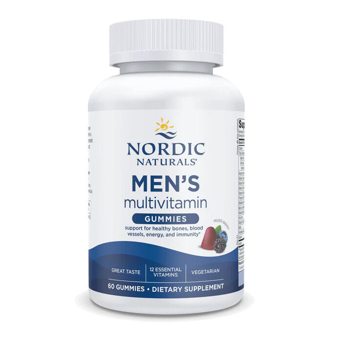 Nordic Naturals Men's Multivitamin Gummies mixed berrym