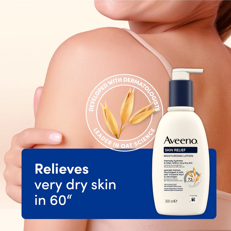 Aveeno Skin Relief Nourishing Lotion hydratační tělové mléko pro velmi suchou pokožku