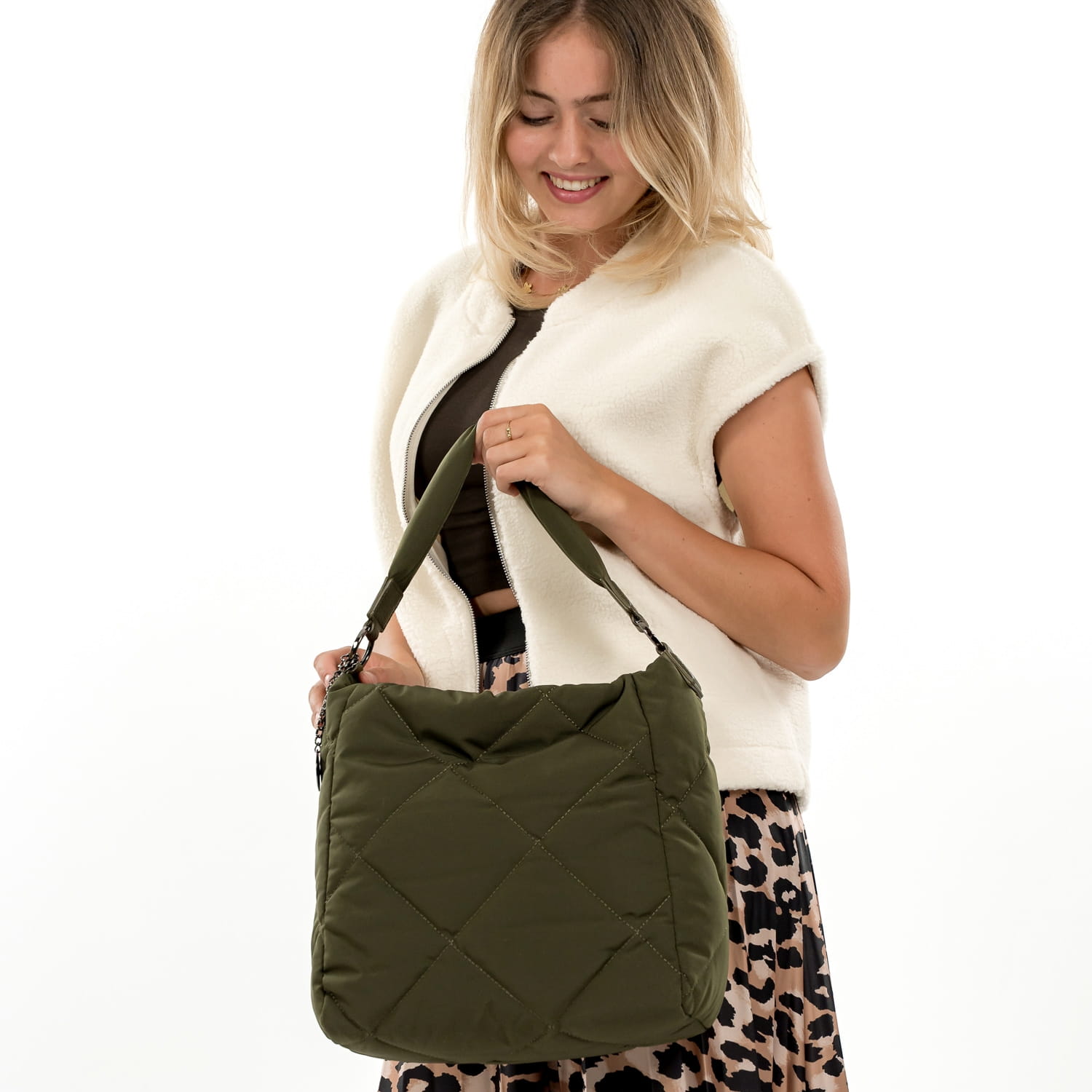 EMILY & NOAH Tasche, Beutel, Tasche E&N Hanni - Oliv