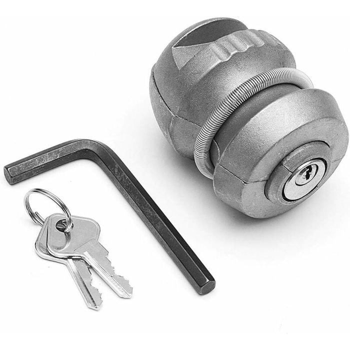 Acoplamiento de bola antirrobo para cerradura de enganche de remolque, piezas de remolque