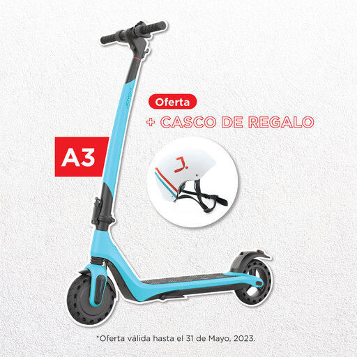  Joyor A3 Blauer Elektroroller + Helm