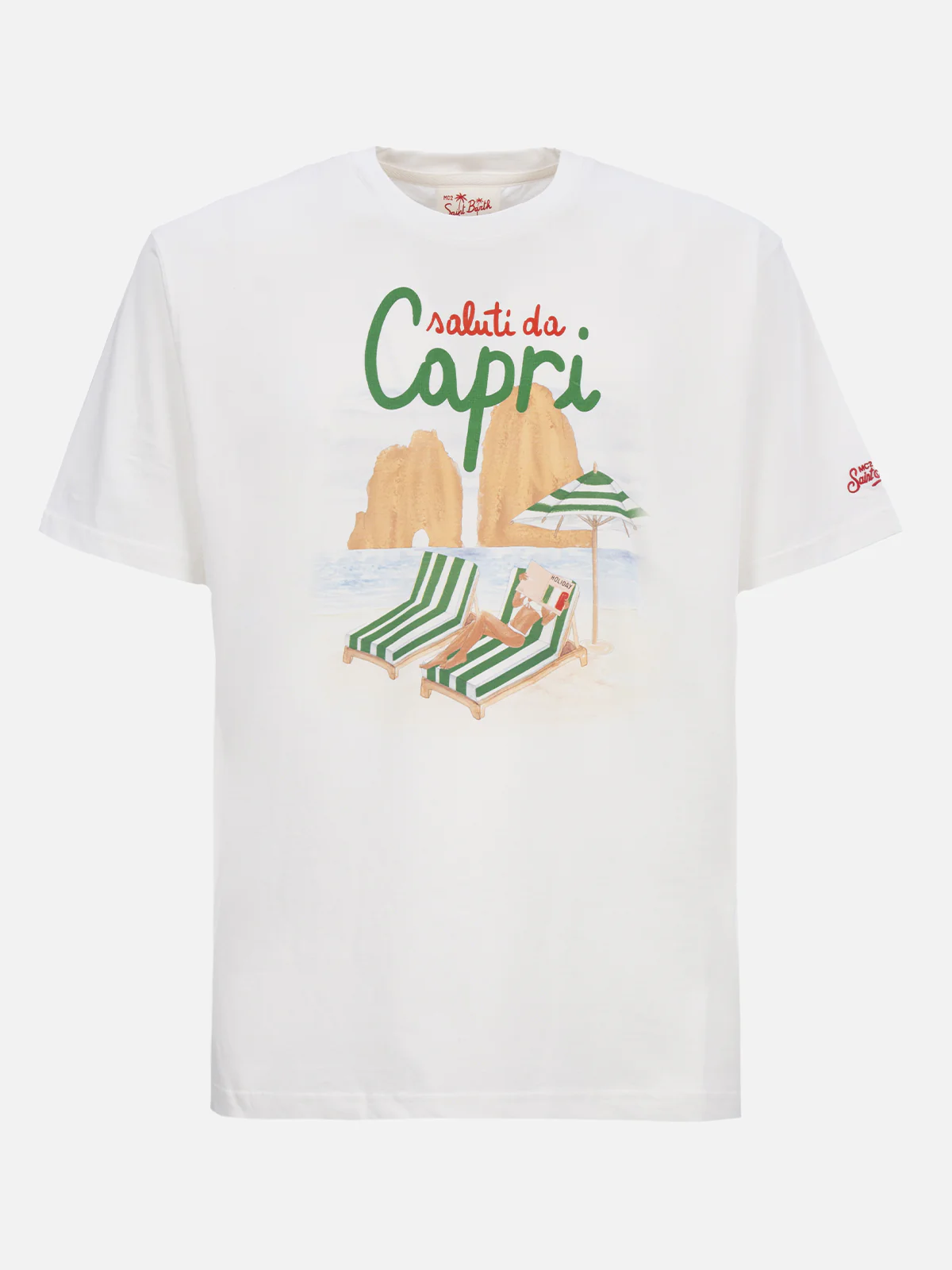 Heren katoenen T-shirt met de opdruk 