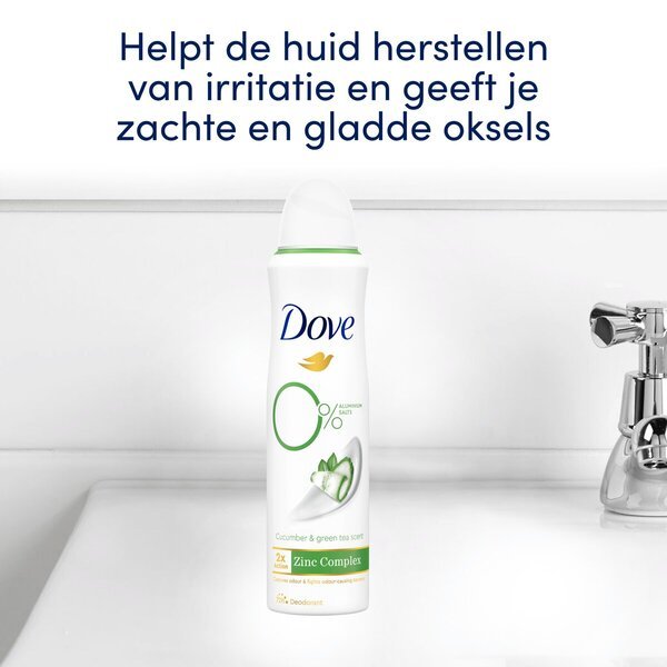 Dove dezodorans s krastavcem i zelenim čajem 0% aluminija<br>150ml