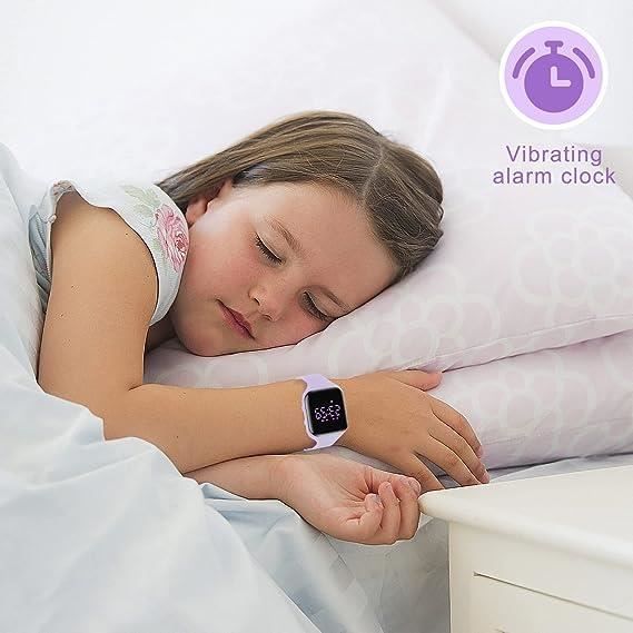 Montre Digitale Enfant - GLX - Modèle Sport - Chronomètre - Alarme - Podomètre Non Connecté