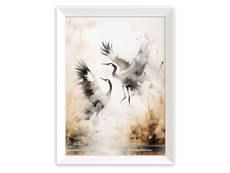 Obraz  Cranes II 50x70 cm