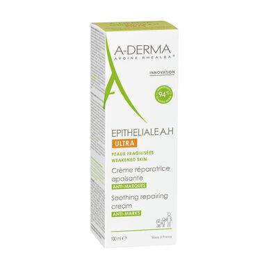 A-Derma Epitheliale AH Ultra beroligende reparasjonskrem Beroligende ansiktskrem mot merker 100 ml 100 ml