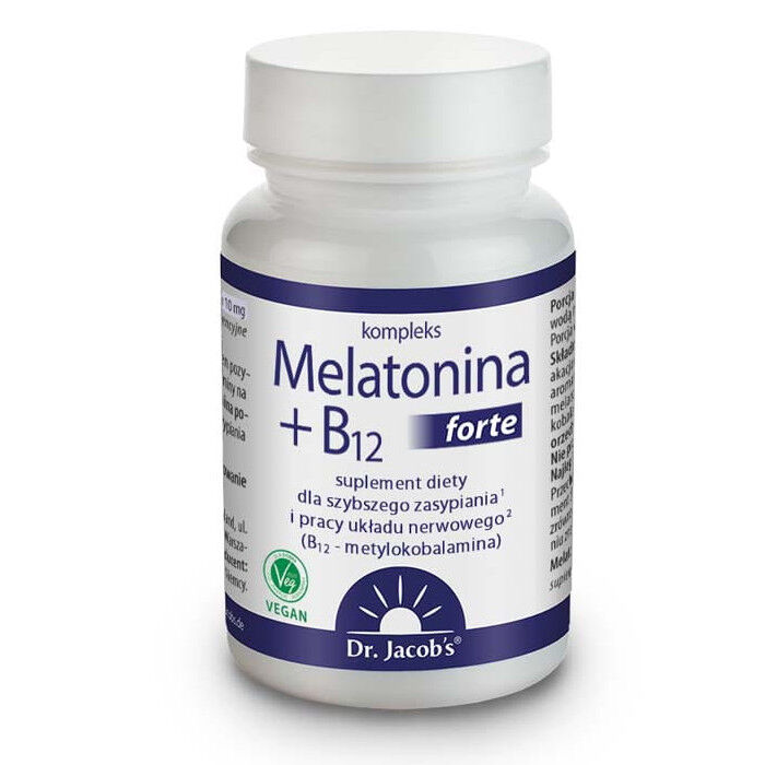 Dr. Džeikoba melatonīns + B12