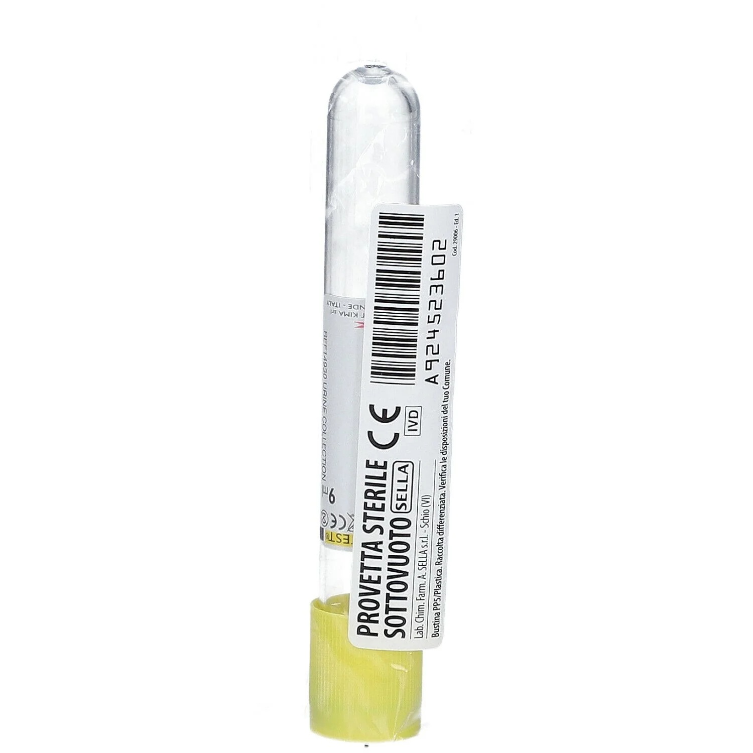 Tubo de vácuo SELLA 9 ml