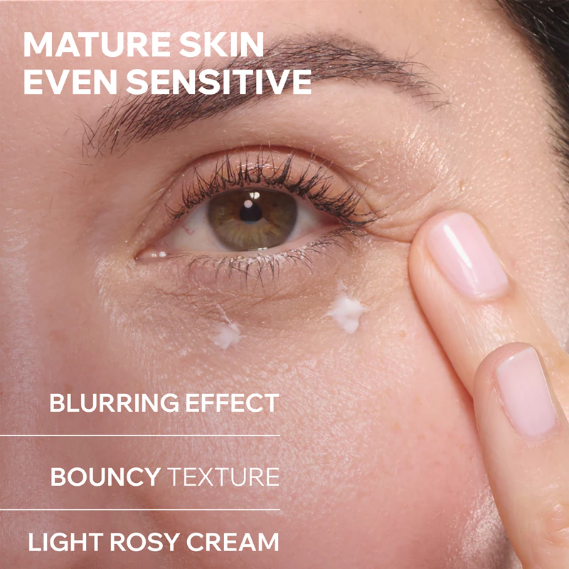 Uriage Age Absolu Blur-redensifying Eye Balm é um creme antirrugas para a área dos olhos.