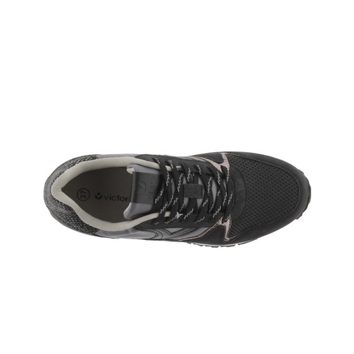 Zapatillas Victoria Cometa Multimaterial Con Piezas Metalizadas
