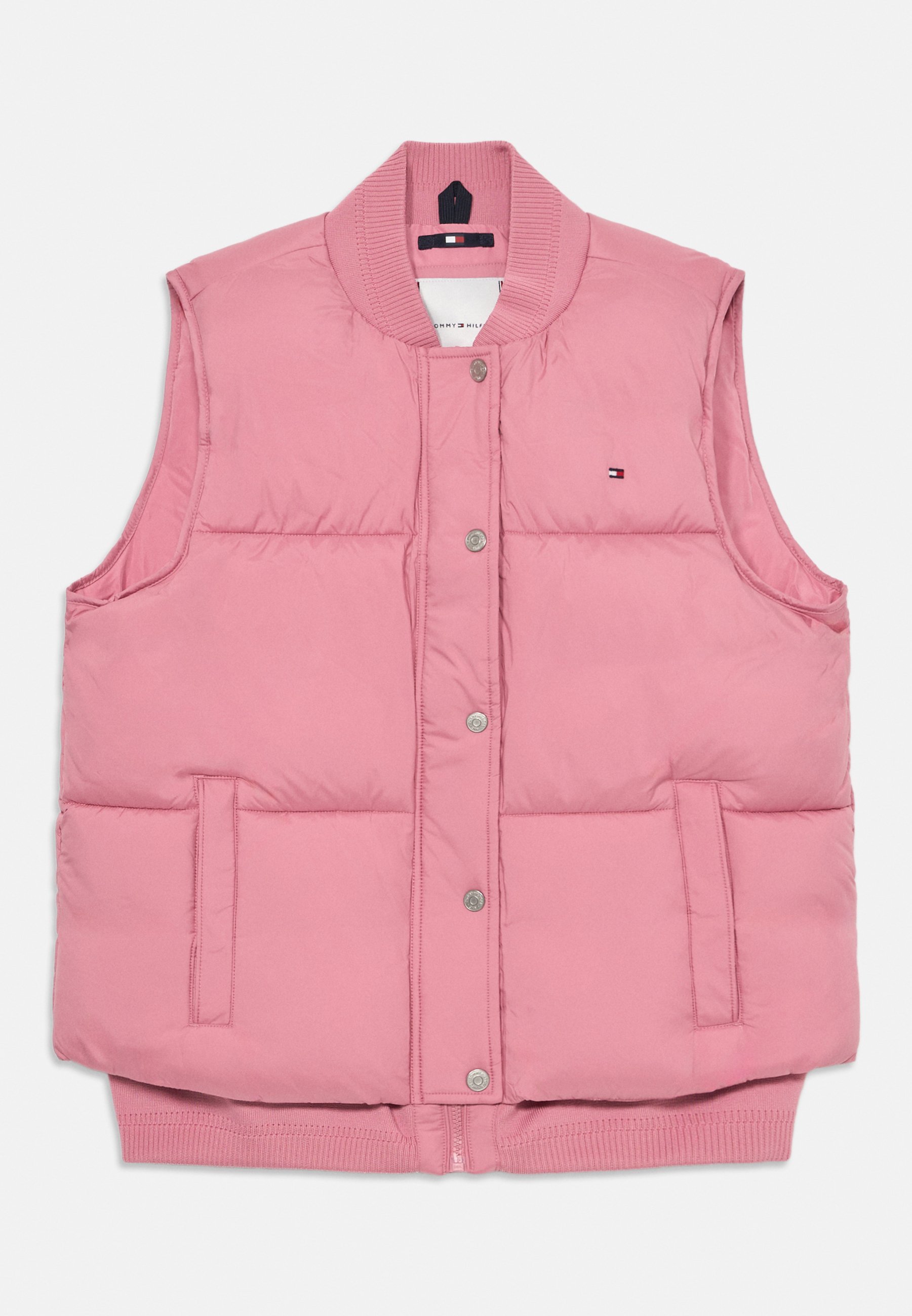 Tommy Hilfiger BRANDED PUFFER VEST - Telovnik - mistično roza
