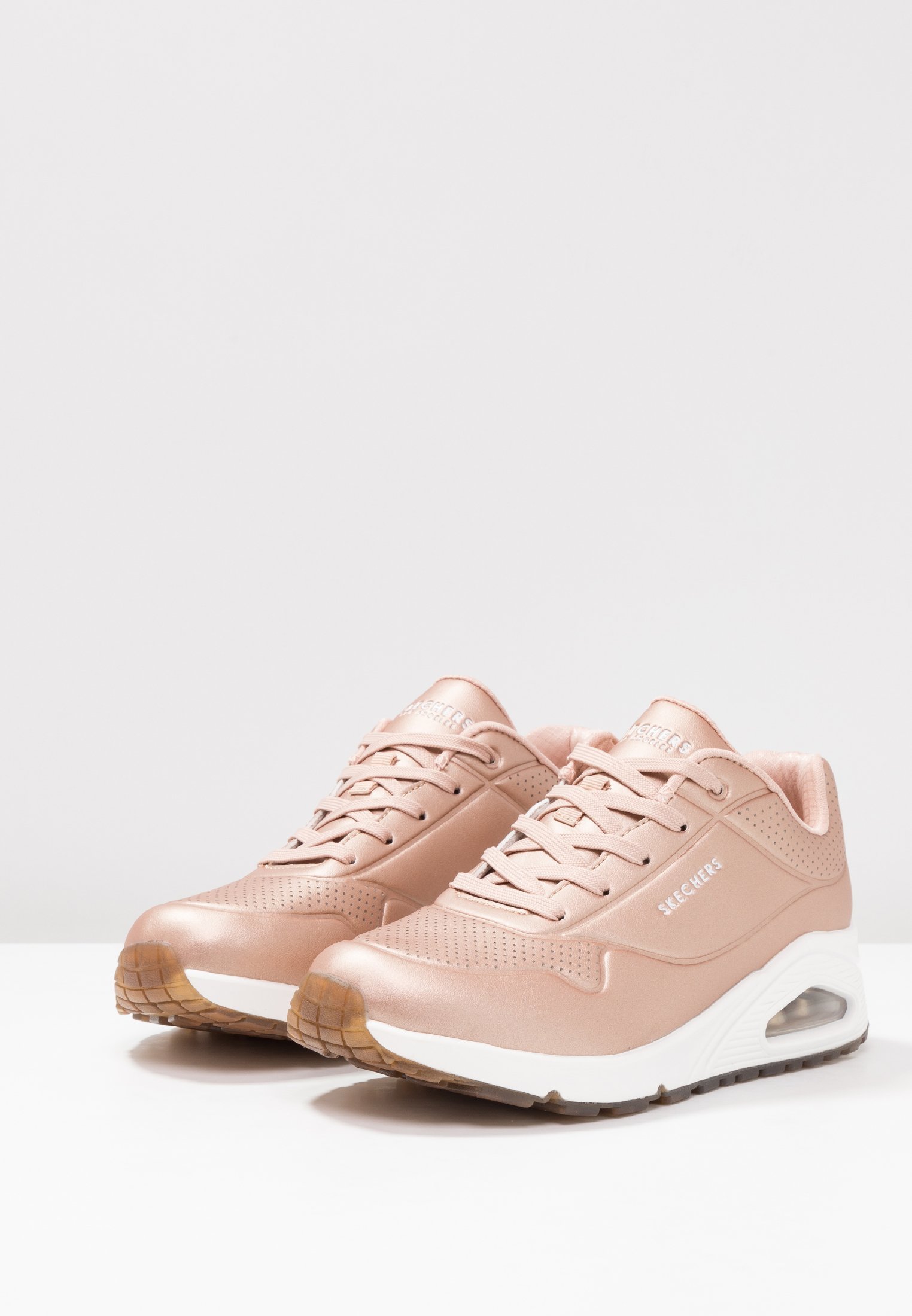 Skechers Sport UNO - Matalavartiset tennarit - rose gold-colouredSkechers