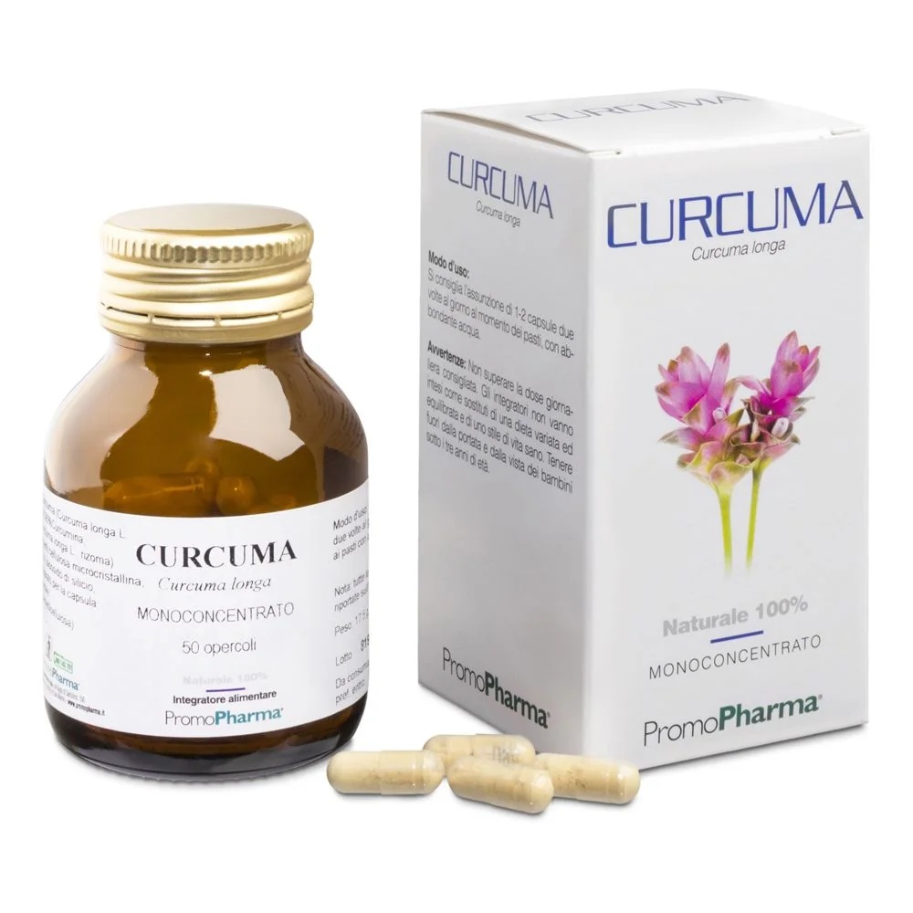 PROMOPHARMA Kurkuma 50 capsules Spijsverteringsfunctie