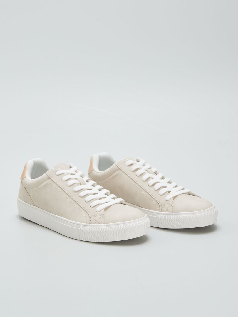 Lage sneakers - BEIGE