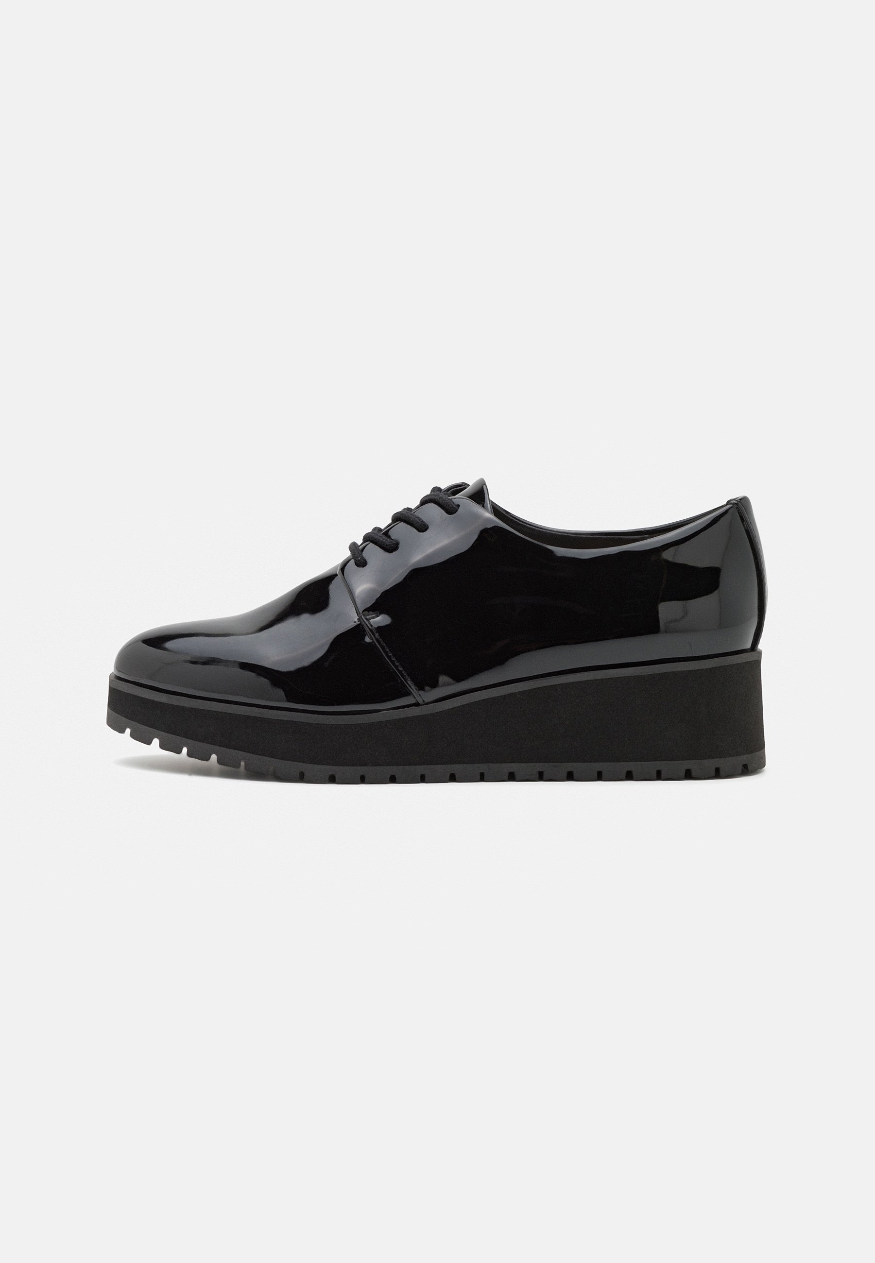 Sznurowane buty ALDO - czarne