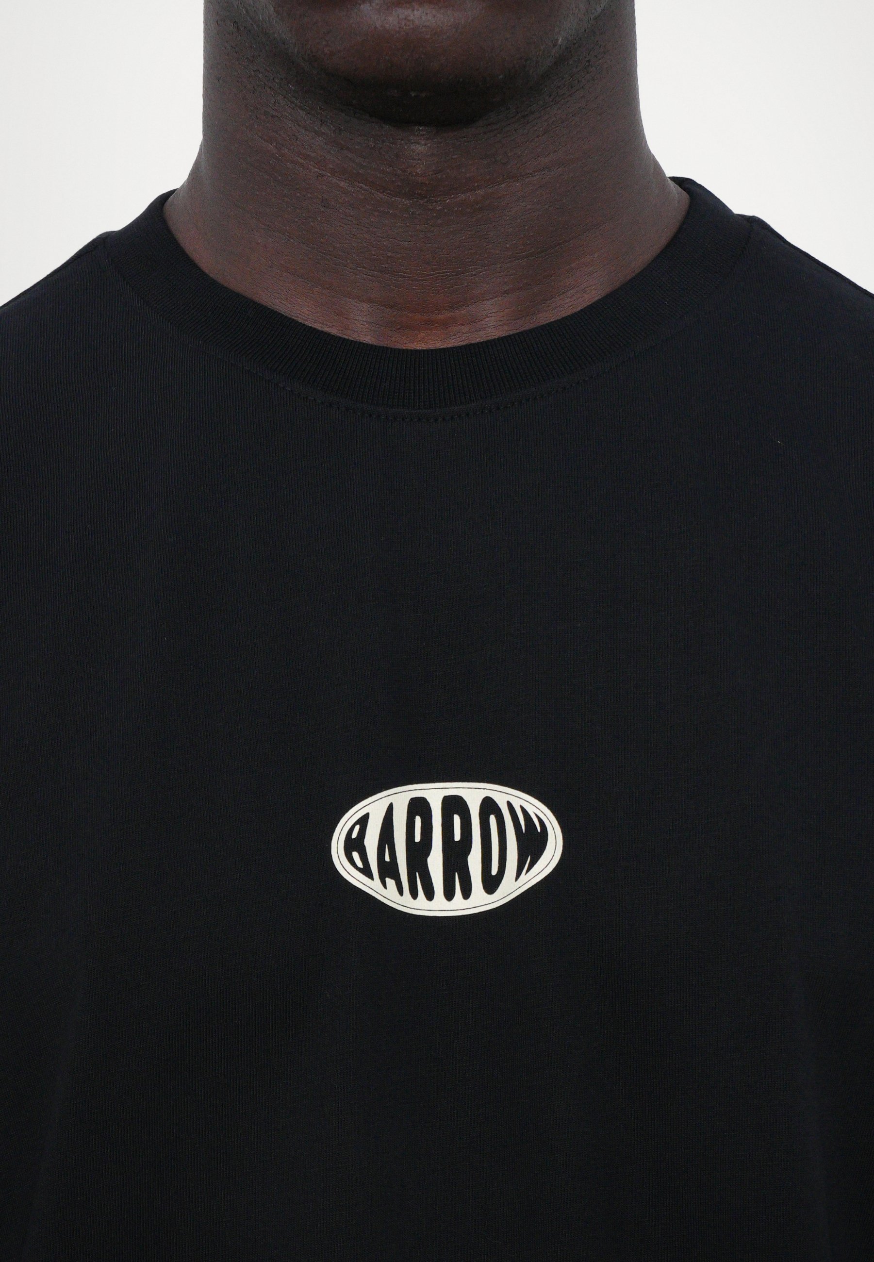 T-shirt unisex Barrow - stampata - nera