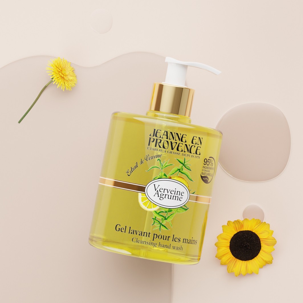 Jeanne En Provence Gel Lavant Mains Verveine Agrumes