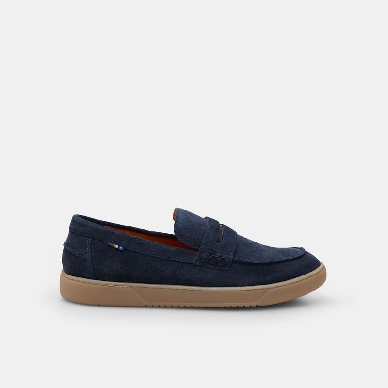 BATA Herrloafers i mocka