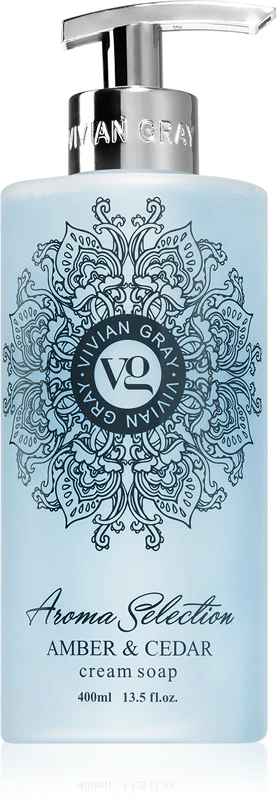 Sabonete Líquido Cremoso Âmbar e Cedro da Vivian Gray Aroma Selection