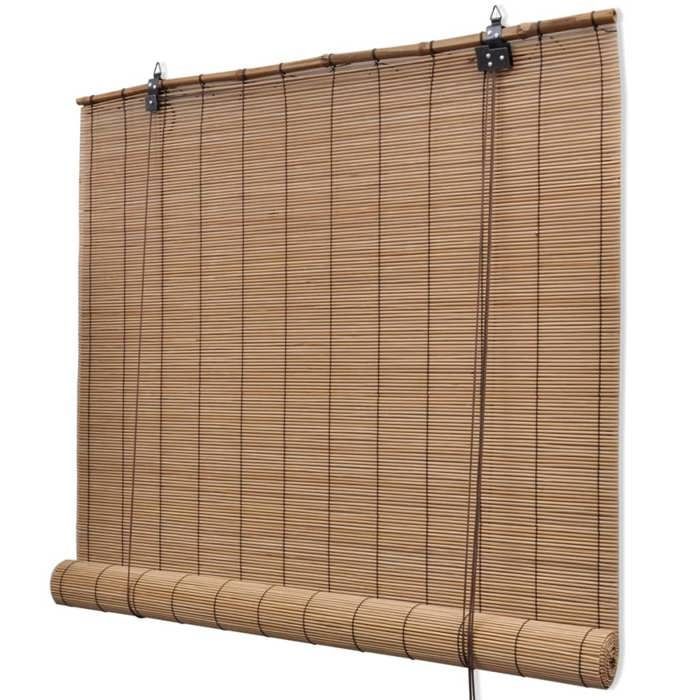 Estor enrollable de bambú vidaXL 100 x 160 cm