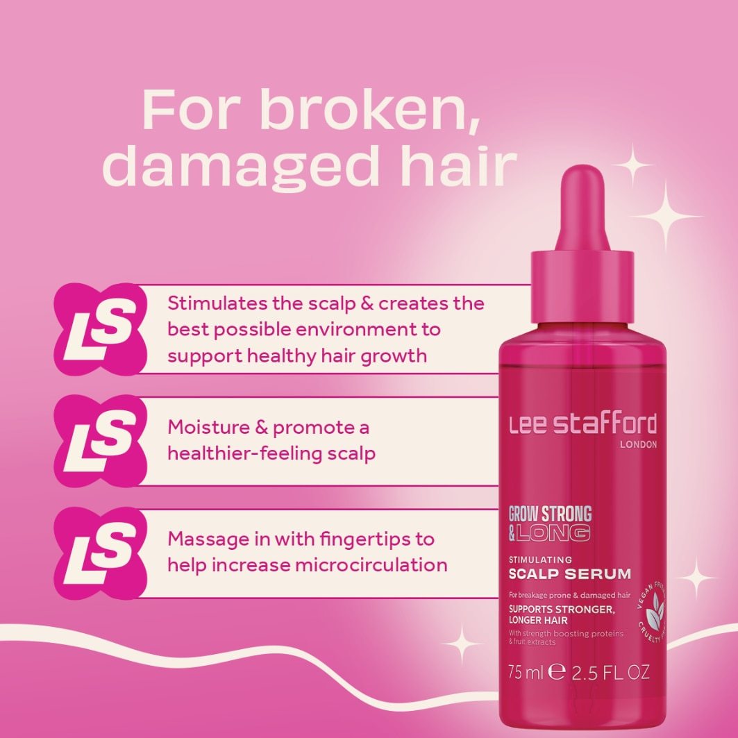 Serum za lasišče Lee Stafford za močno in dolgo rast las – 75 ml