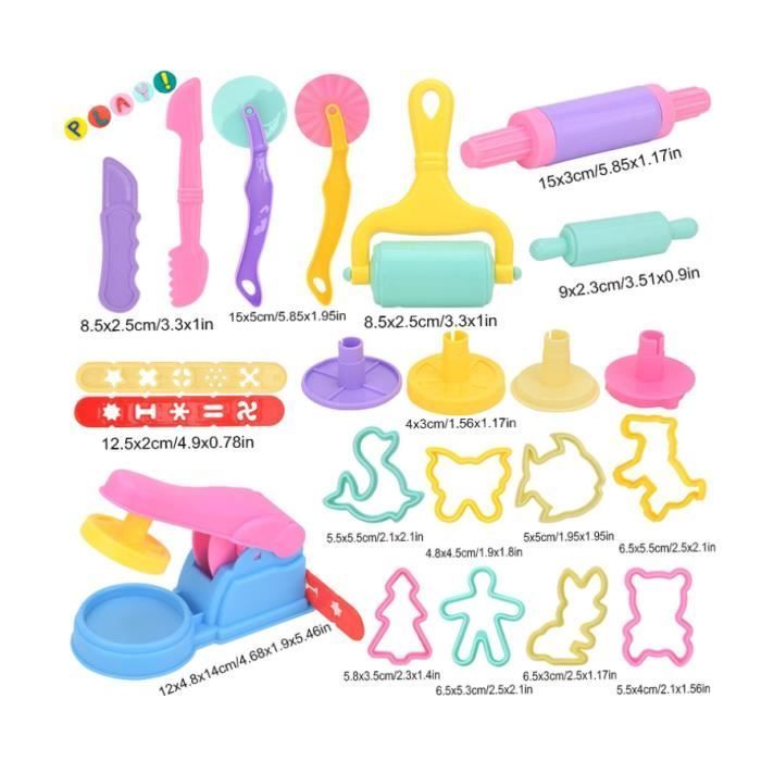 22 Pièces Outils de Pâte À Modeler Moules Kit, Enfants Jouets Outils de Pâte à Modeler, Outils de Pâte à Modeler,(Couleur Aléatoire)