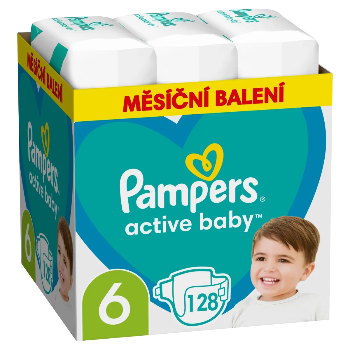 PAMPERS Pampers Active Babywindeln 6x128 13-18 kg
