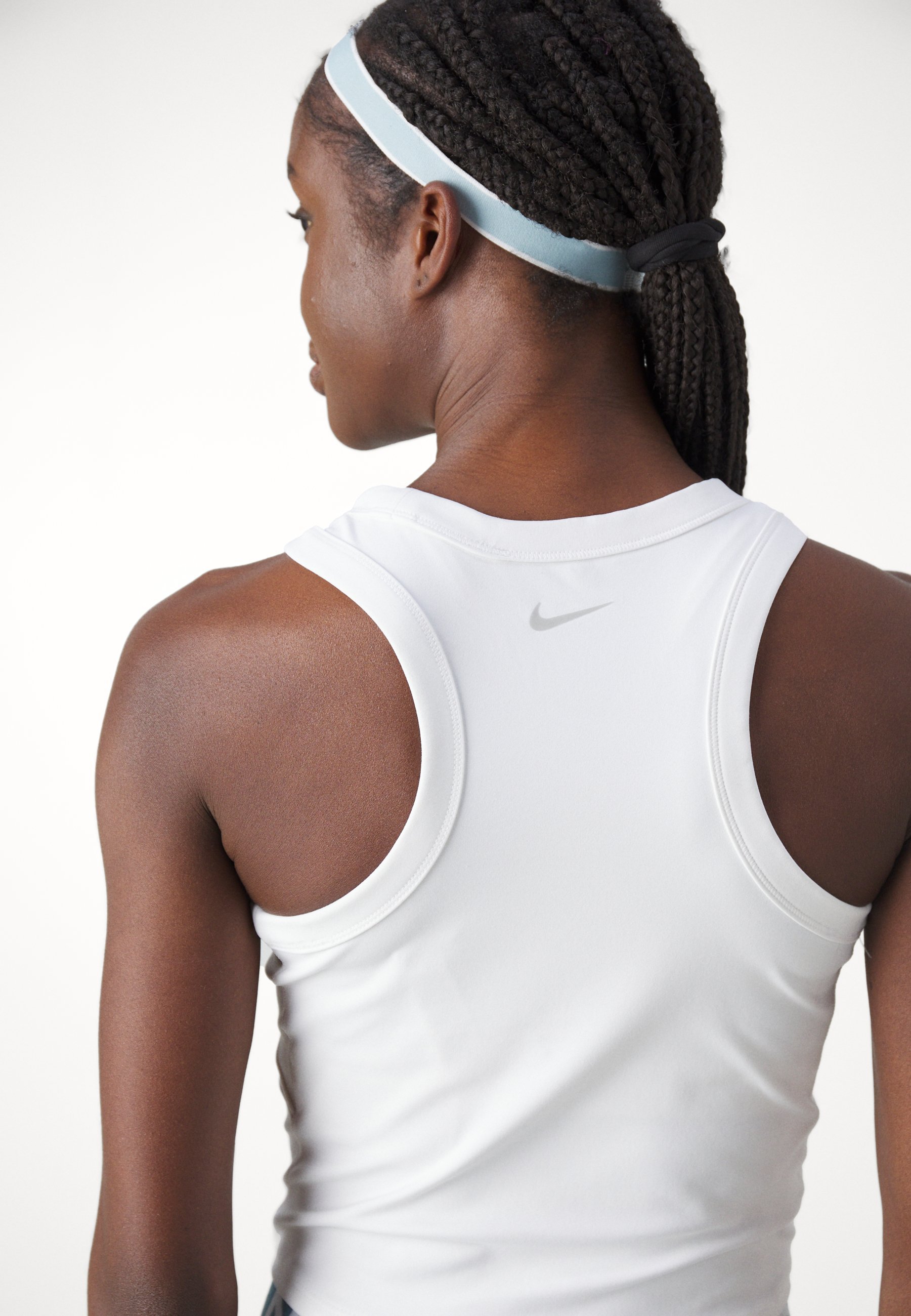 Nike Performance ONE FITTED CROP TANK - Top - wit