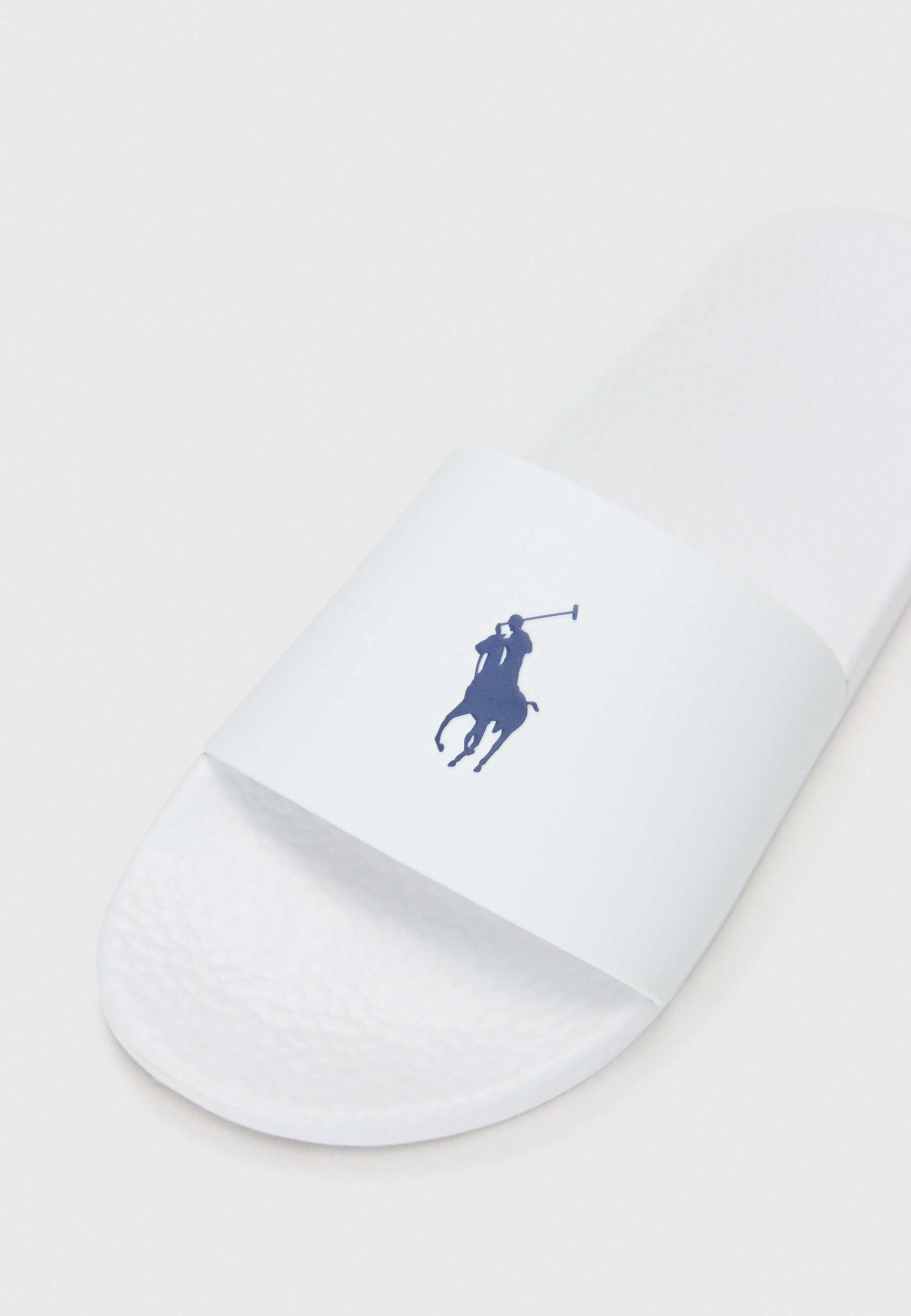 Polo Ralph Lauren UNISEXE - Pantoufles - blanc céramique