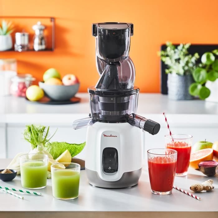 Moulinex Ultra Juice, Extracteur de Jus, 2 Filtres, Gourde, 200 W, ZU600110