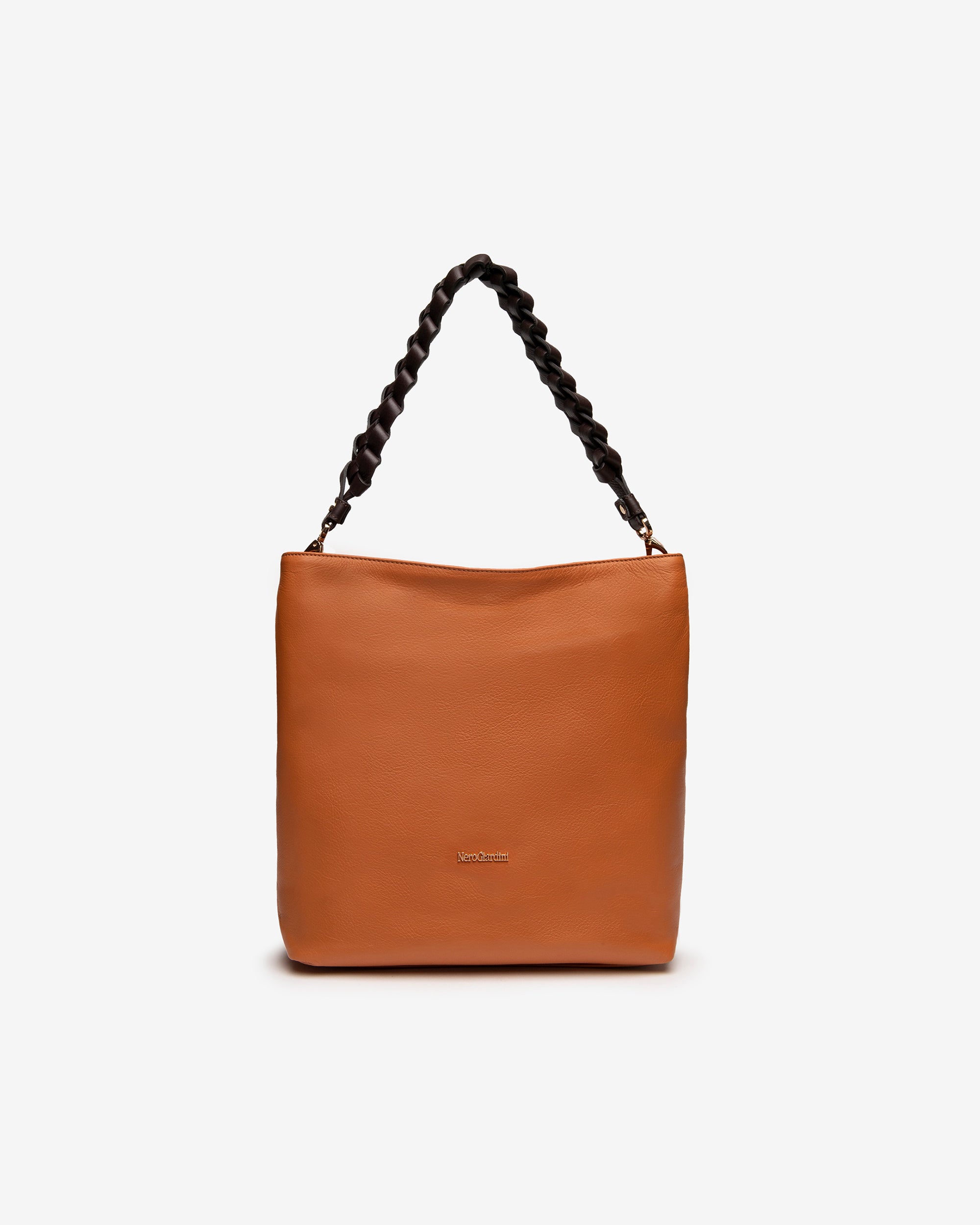  Damen-Schultertasche aus Leder