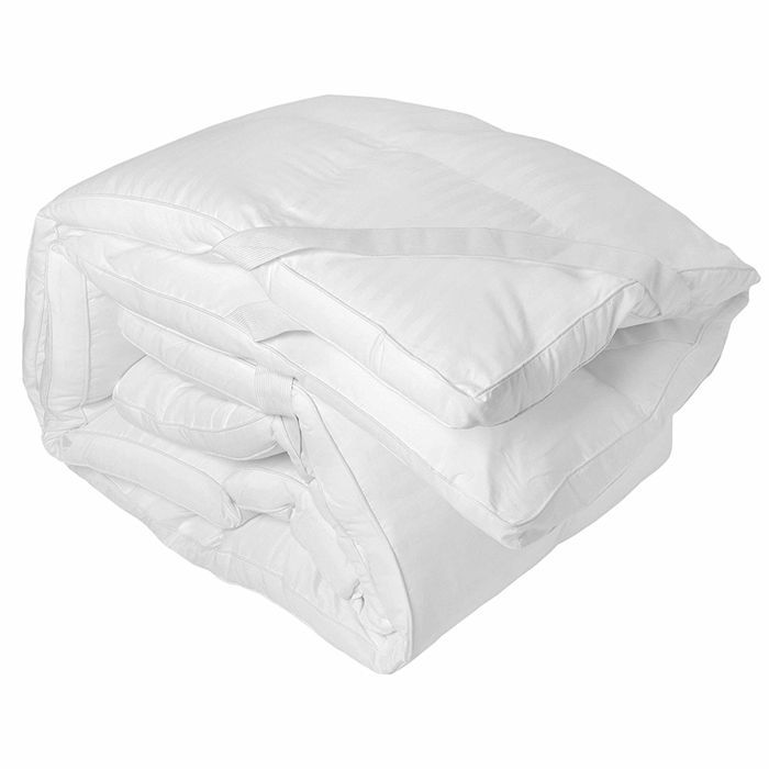 Surmatelas élastiqué 180x200 cm microfibre satin toucher peau de pêche SYMPHONIE