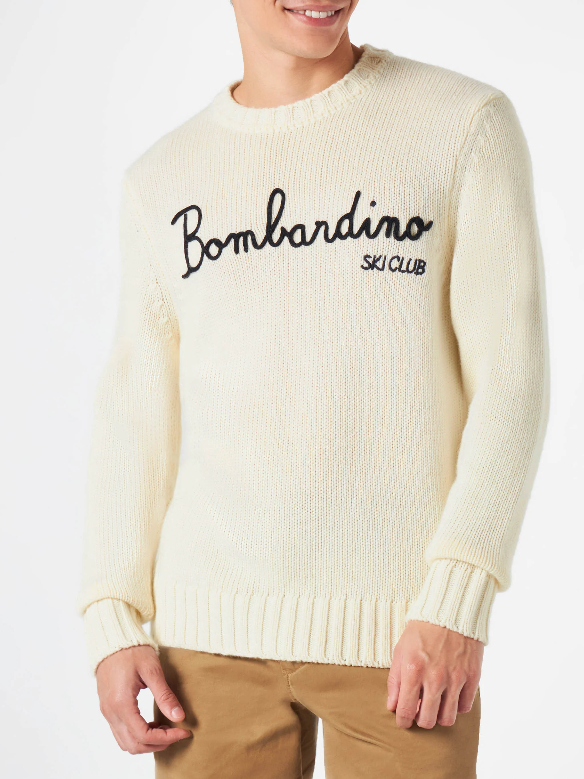 Bombardino Ski Club trui van kasjmierblend