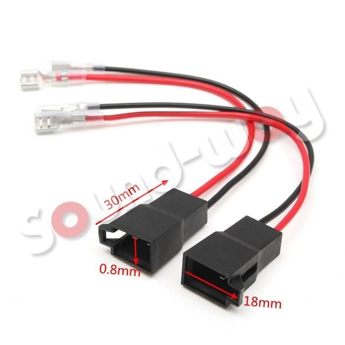 4 cables adaptadores para altavoces Opel, Renault, Seat AH-2.4
