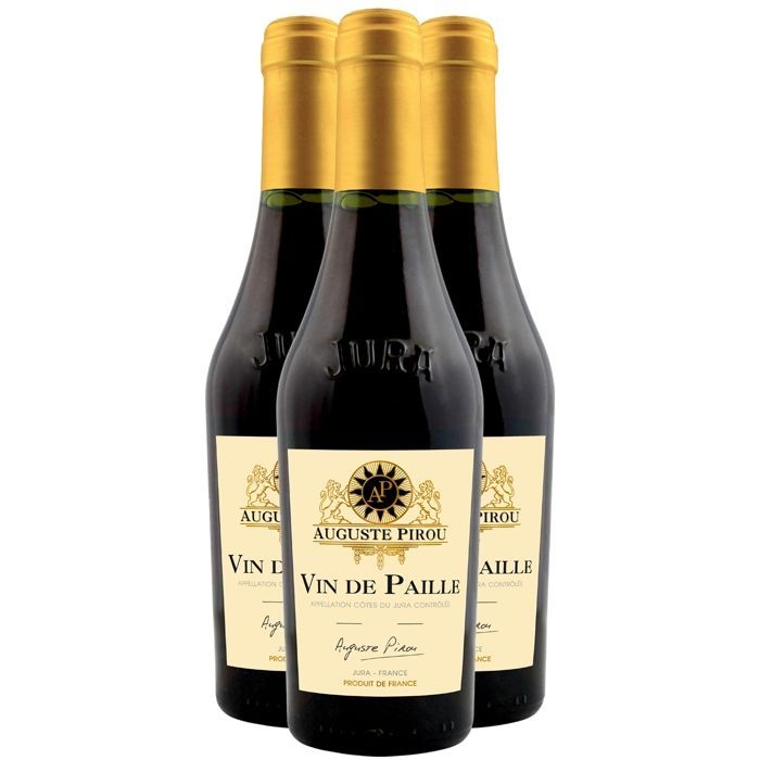 Auguste Pirou Côtes du Jura Vin de Paille 2014 - Valkoviini Jurasta (3x37,5cl)