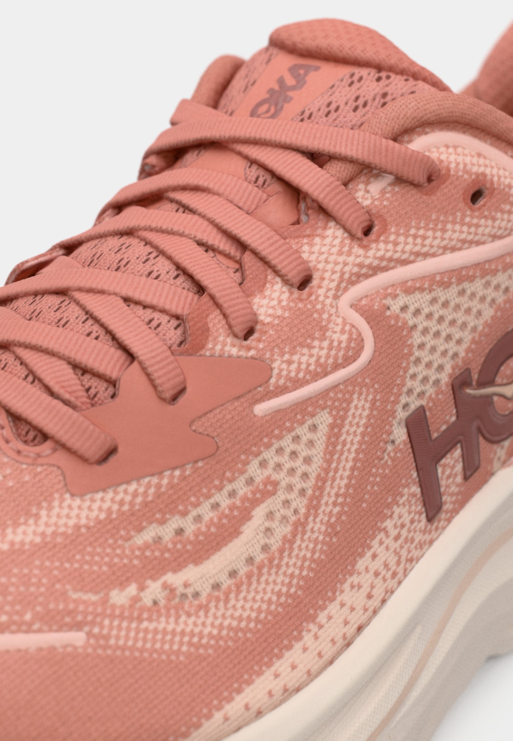 HOKA CLIFTON 10 - Straßenlaufschuhe - Blush/Rose Latte