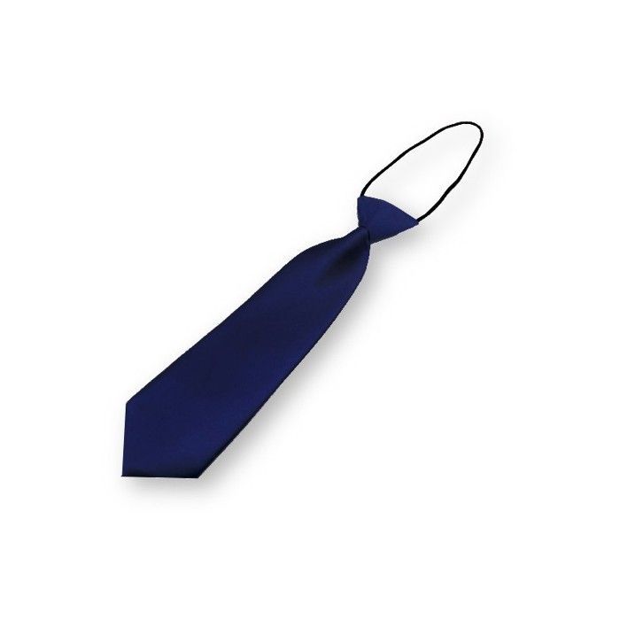 La cravate bleu-marine pour garçon, finitions main