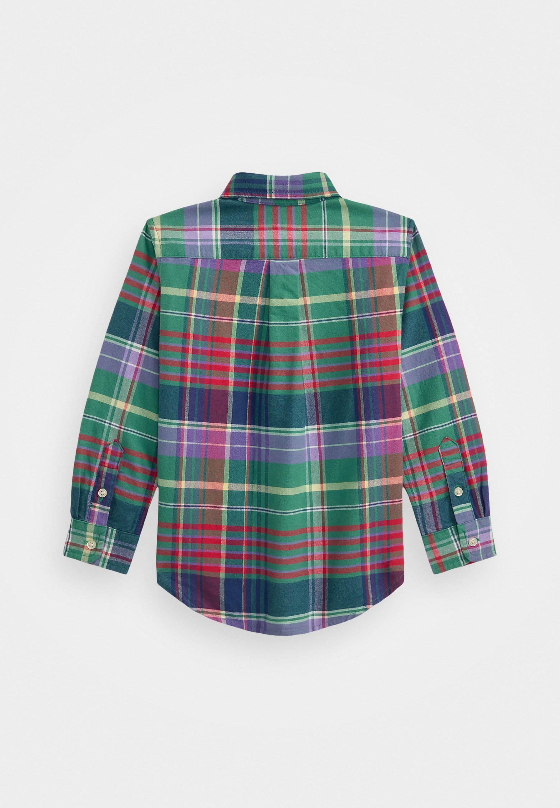 Polo Ralph Lauren PLAID BRUSHED COTTON OXFORD SHIRT - Košeľa - zelená/červená/multi