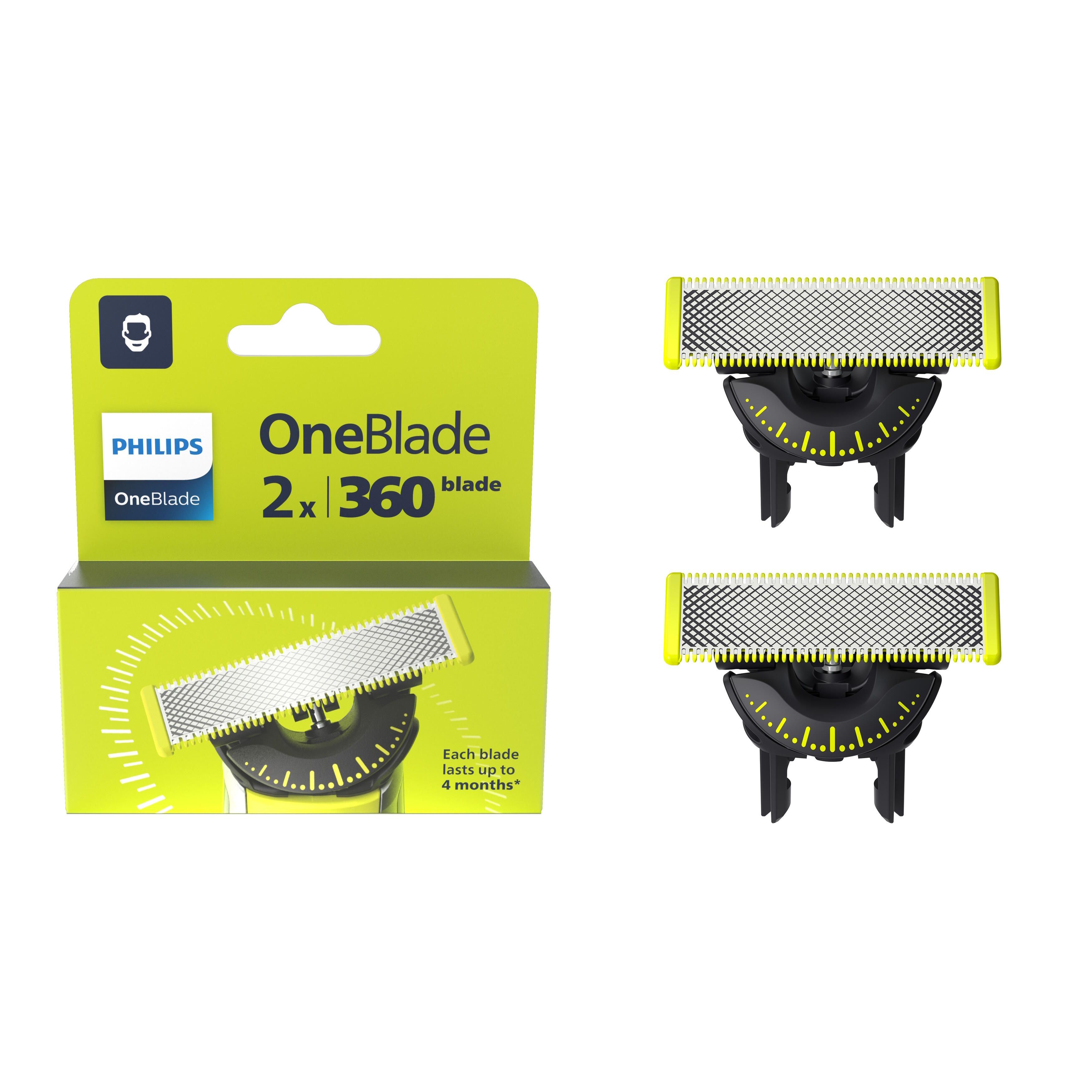 „OneBlade 360°“ keičiami peiliukai Skustuvai
