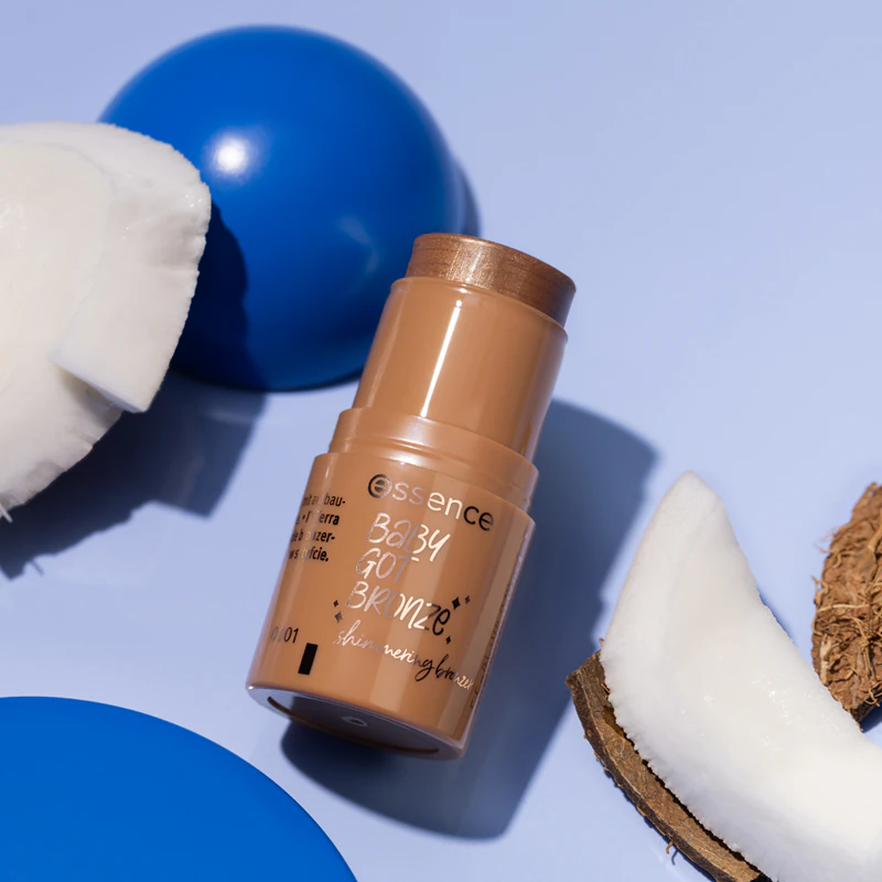 rozjasňujúci bronzer essence baby got bronze s trblietkami