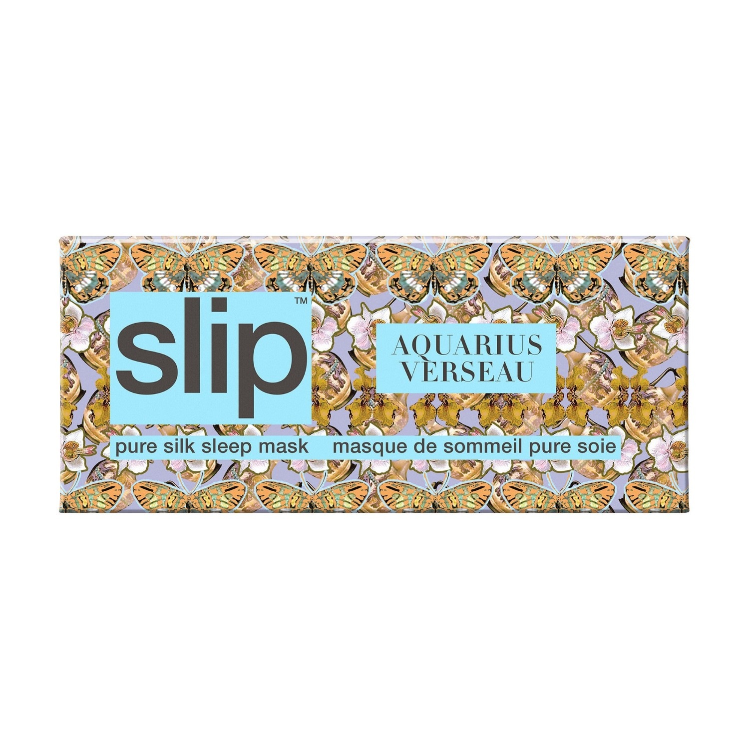 Slip slip pur silk sleep mask - zodiac - aquarius
