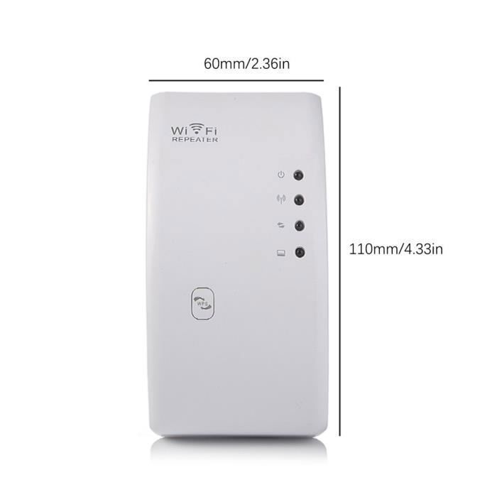 répéteur WiFi sans fil 300Mbps, Amplificateur de signal Wifi longue portée