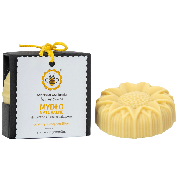 Miodowa Mydlarnia Delikat med getmjölk och mynta, kan variera för fötterna