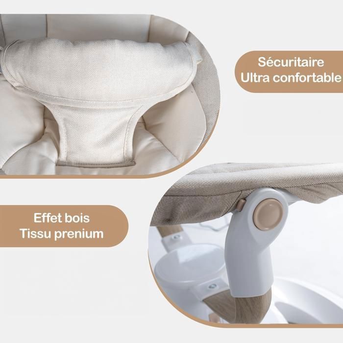 Emy electric swing/bouncer with UNIQUE natural movement