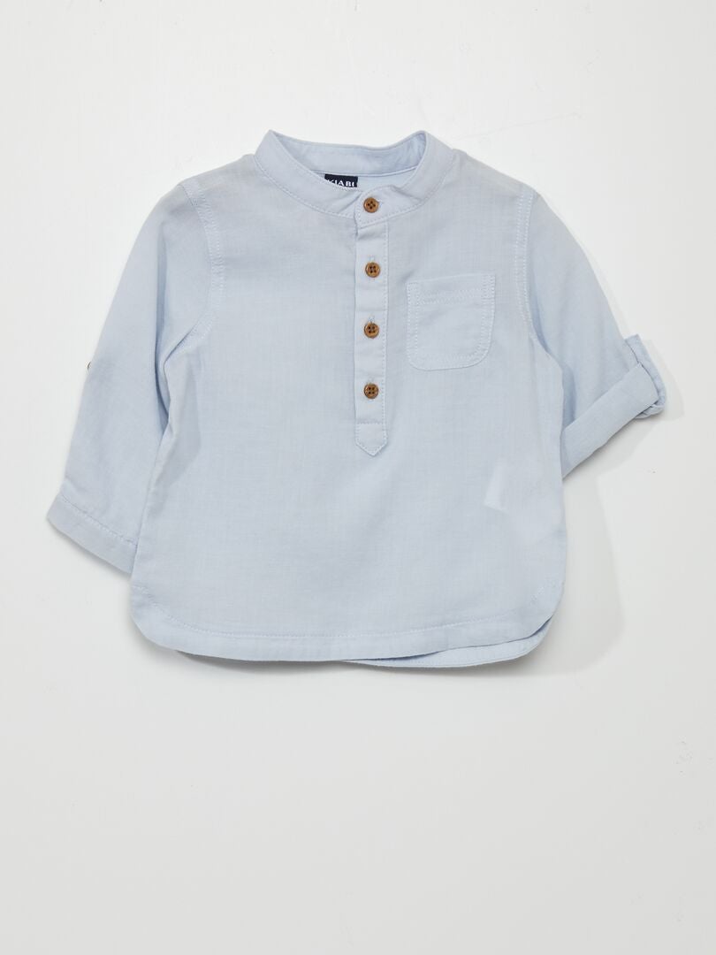 Camisa con cuello Seraph - AZUL