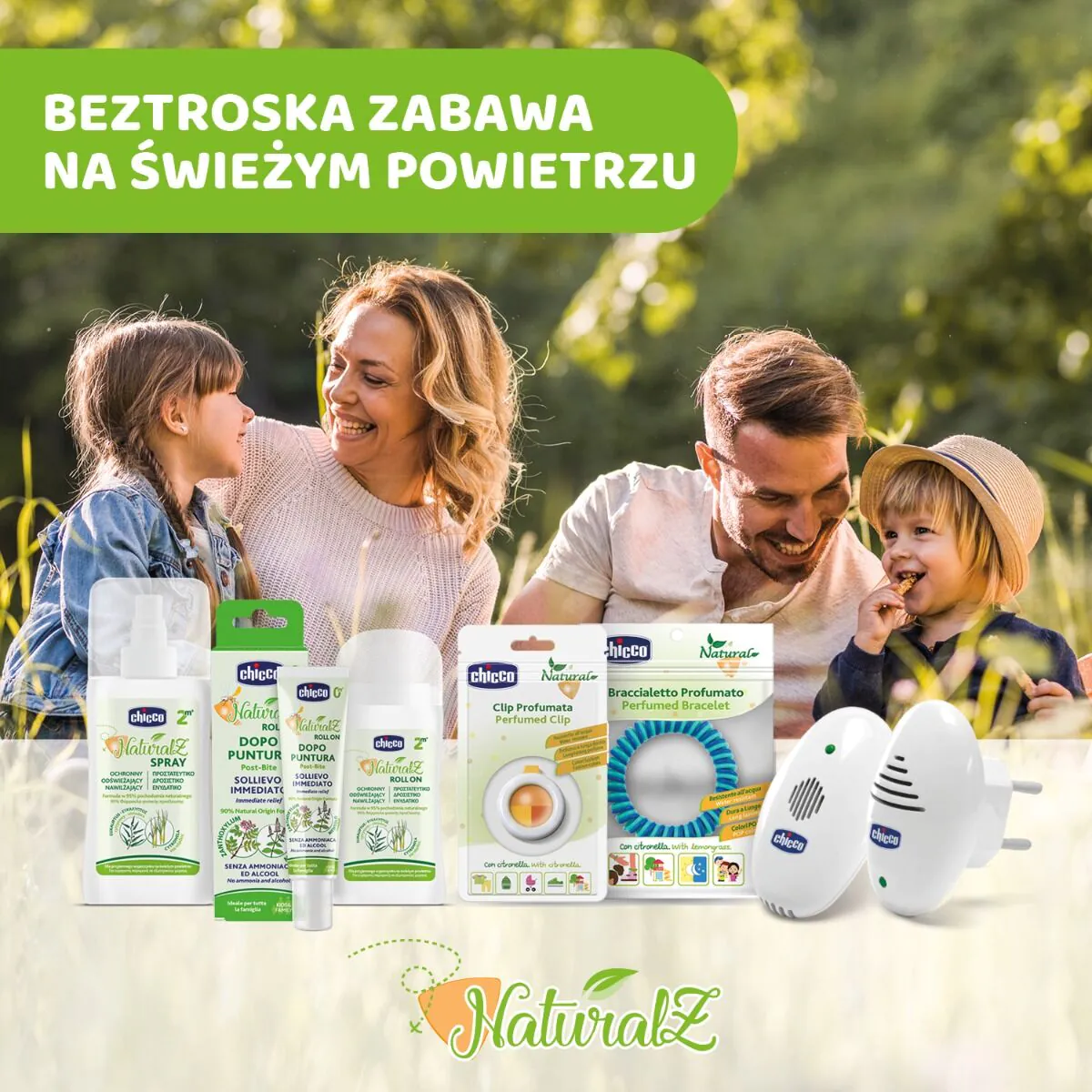 Chicco Naturalz Łagodzący sztyft na ukąszenia owadów
