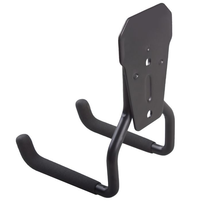 Juego de 2 estantes de pared para garaje Maclean, de acero, con una carga máxima de 35 kg, modelos MC-439 + MC440, para neumáticos, herramientas de jardín, escaleras, etc.