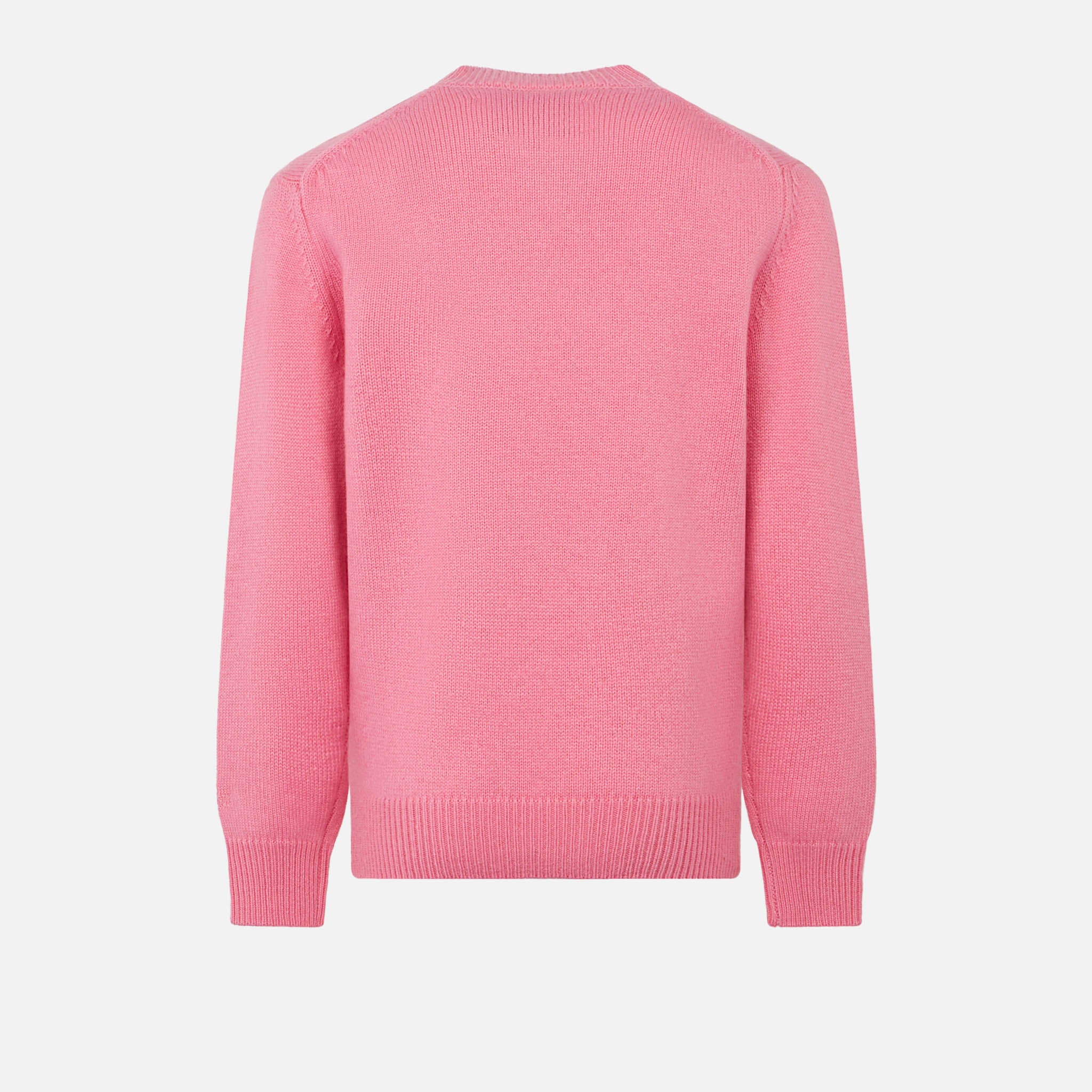 Fantastische roze trui met ronde hals voor meisjes met strass-print.
