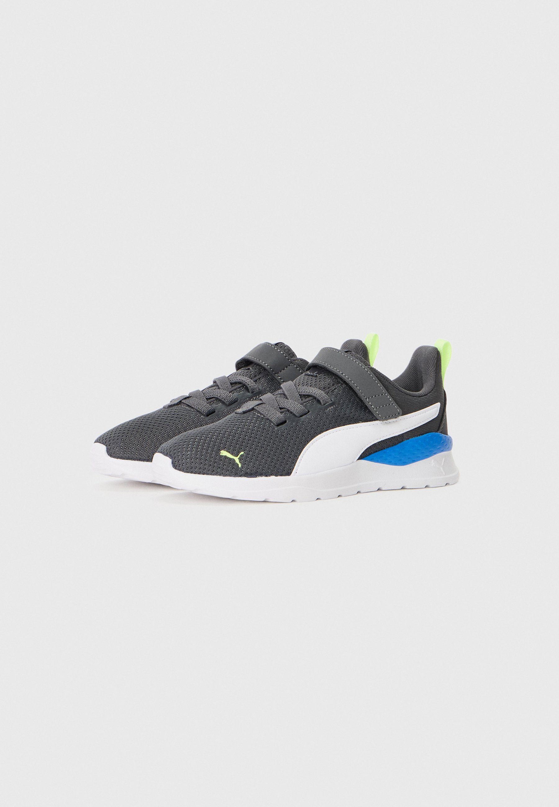Puma ANZARUN LITE AC UNISEXE - Chaussures de running sur route - gris foncé/blanc/lumière pétillante